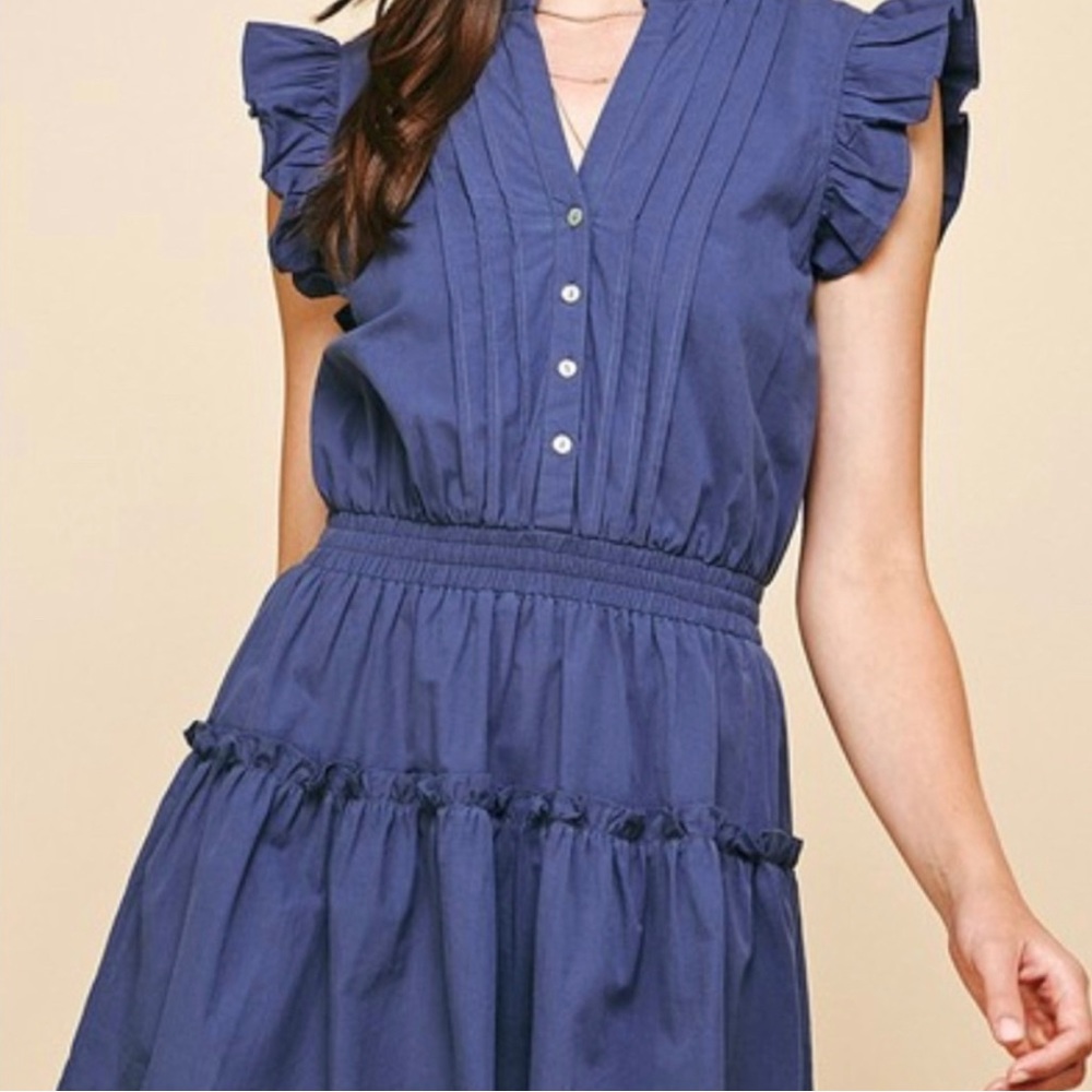 Dusted Blue Dress